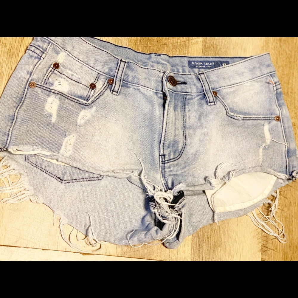 50% off DenimCoLab shorts size 27. 50% off.